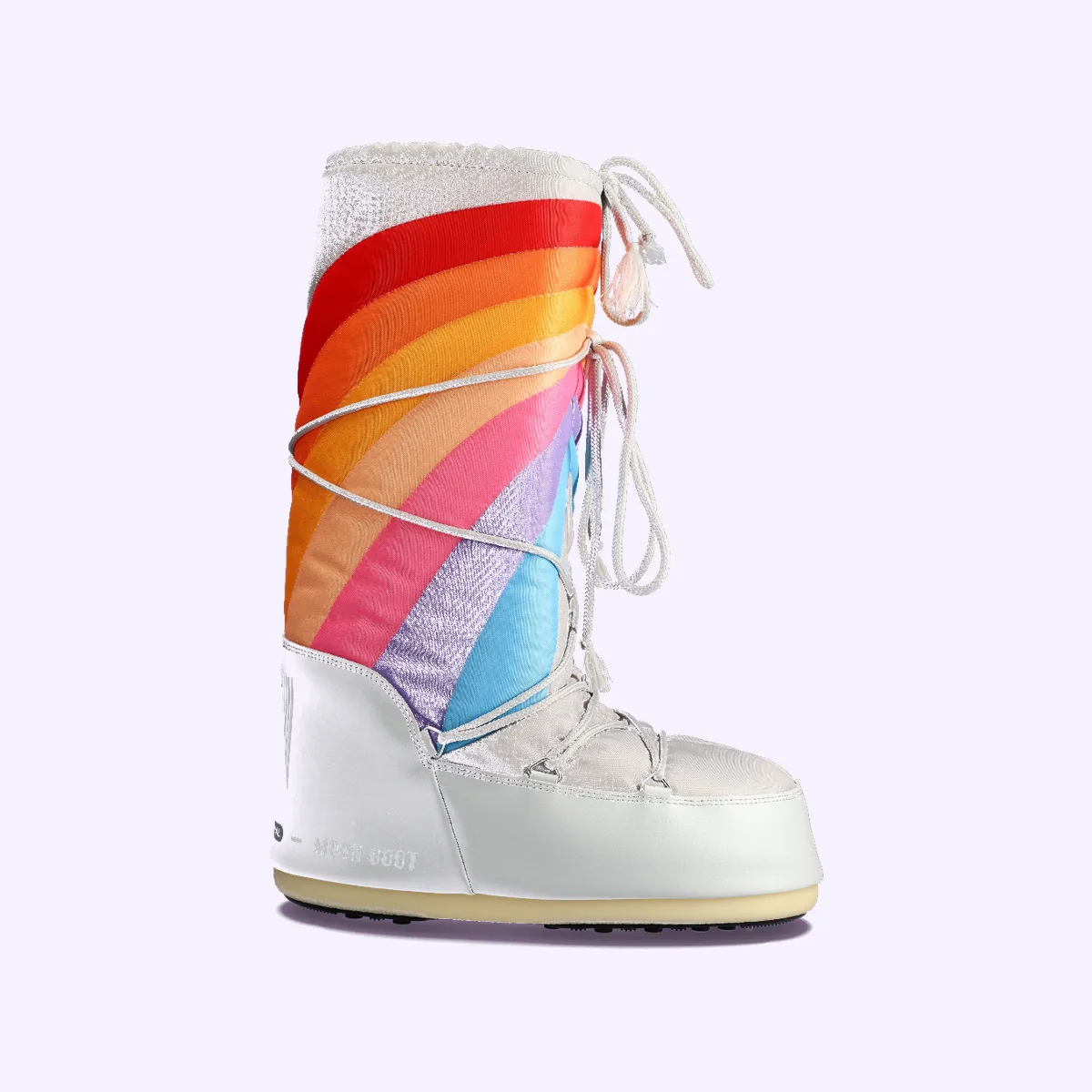 Packshot, rainbow moon boot