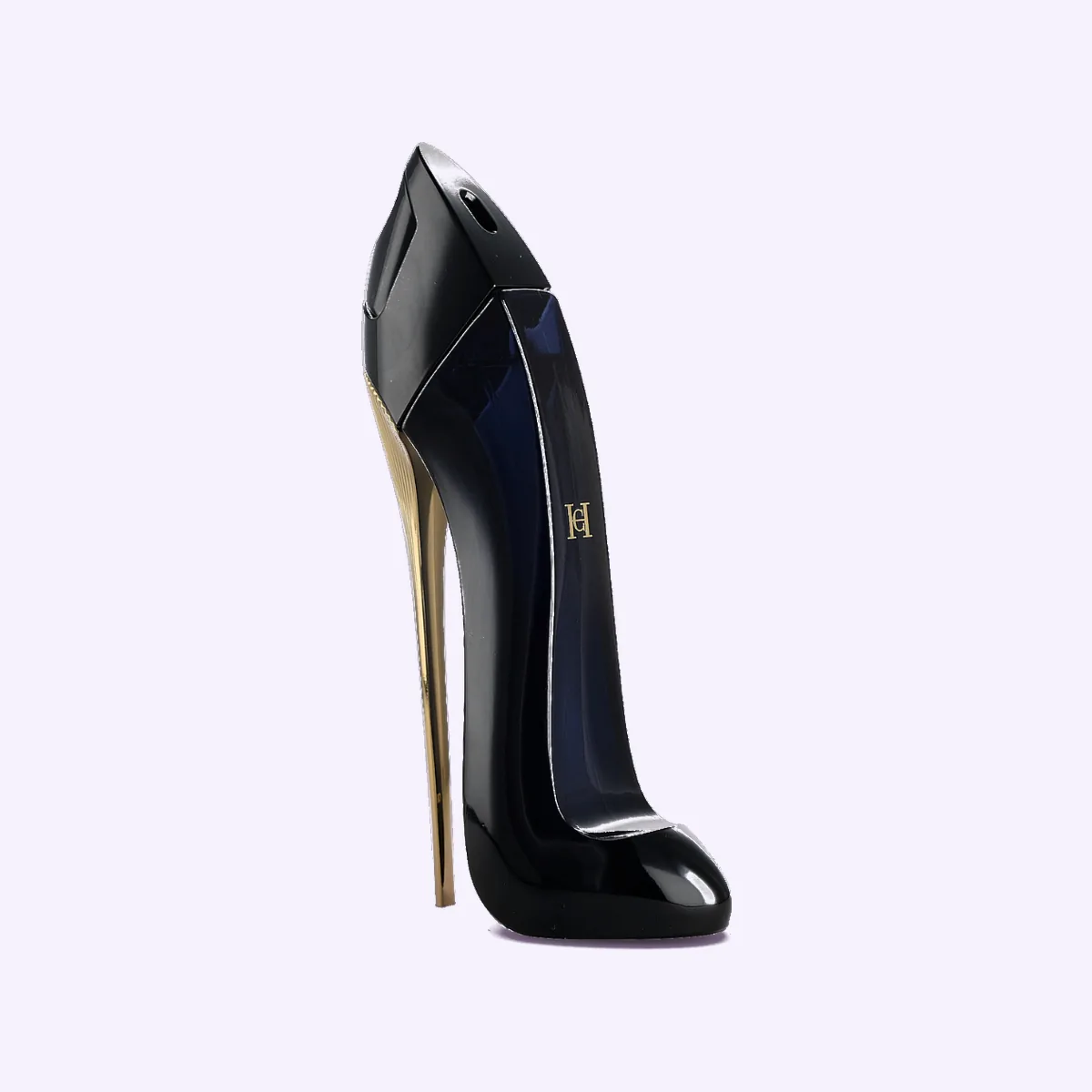 Packshot, shoe-shaped perfume bottle