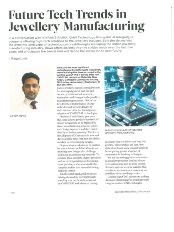 Solitaire International feature, page 1