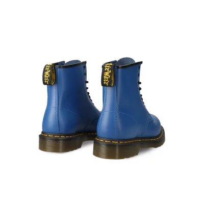 Blue Dr Martens boots