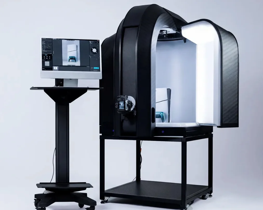Alphashot XL G2 studio with operator workstation